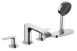 Hansgrohe Vivenis - Set Bordovasca, Montaggio A 4 Fori, SBox, Cromo 75444000