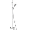 Hansgrohe Vernis Blend - Set Doccia Showerpipe 200 Con Termostato Per Vasca Da Bagno, EcoSmart, Cromo 26079000