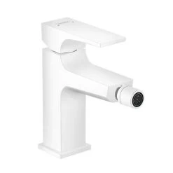 Hansgrohe Metropol - Miscelatore Per Bidet, Con Sistema Di Scarico Push-Open, Bianco Opaco 32520700