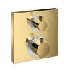 Hansgrohe Ecostat Square - Miscelatore Termostatico Ad Incasso Per 2 Utenze, Color Oro Lucido 15714990