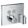 Hansgrohe Shower Select - Miscelatore Termostatico Ad Incasso, 2 Utenze, Cromato 15765000
