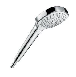 Hansgrohe Croma Select E - Doccetta Multi, 3 Getti, Bianca/cromata 26810400