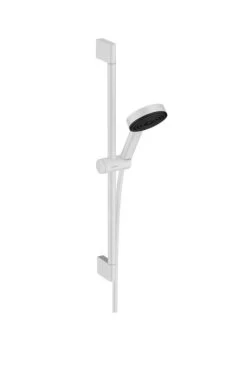 Hansgrohe Pulsify Select - Set Doccetta, 3 Getti, Asta Saliscendi 669 Mm E Flessibile, Bianco Opaco 24160700