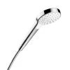 Hansgrohe Croma Select S - Doccetta A Mano 110, EcoSmart 7 L/min, Bianca/cromata 26806400