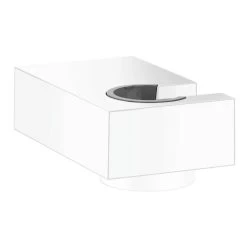 Hansgrohe Supporti Doccia - Supporto Doccia A Parete Porter E, Bianco Opaco 28387700