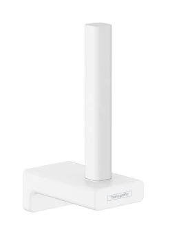 Hansgrohe AddStoris - Distributore Di Carta Igienica, Bianco Opaco 41756700