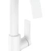 Hansgrohe Vivenis - Miscelatore Da Lavabo 210, Con Sistema Di Scarico E Braccio Di Erogazione Girevole, EcoSmart, Bianco Opaco 75030700