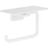 Hansgrohe AddStoris - Portarotolo Con Mensola, Bianco Opaco 41772700
