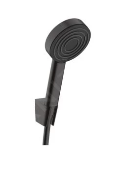 Hansgrohe Pulsify - Set Doccetta, Getto Singolo, Supporto E Flessibile 1250 Mm, Nero Opaco 24301670