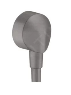 Hansgrohe Fixfit - Attacco Per Flessibile E Senza Valvola Di Non Ritorno, Cromo Nero Spazzolato 27454340