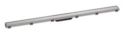 Hansgrohe RainDrain Match - Canalina Doccia Con Griglia In Acciaio Inox 1200, Telaio Regolabile In Altezza, Acciaio Inox Spazzolato 56042800
