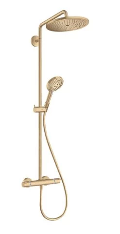 Hansgrohe Croma Select S - Set Doccia Showerpipe 280 Con Termostato, EcoSmart, Bronzo Spazzolato 26891140