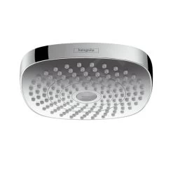 Hansgrohe Croma Select E - Soffione Doccia 180, A 2 Getti, EcoSmart 9 L/min, Cromato 26528000