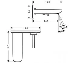 Hansgrohe PuraVida - Miscelatore Monocomando Ad Incasso Per Lavabo, Cromato 15084000 -Negozio Di Articoli Per Il Bagno 66f369917147d960b616e624