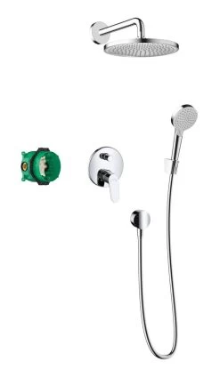 Hansgrohe Crometta - Set Doccia Con 240, Con Miscelatore Focus Ad Incasso, Cromo 27958000