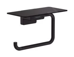Hansgrohe AddStoris - Portarotolo Con Mensola, Nero Opaco 41772670