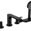 Hansgrohe Vivenis - Set Bordovasca, Montaggio A 4 Fori, SBox, Nero Opaco 75444670