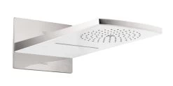 Hansgrohe Raindance - Soffione Doccia Rainfall 180, 2 Getti, Bianco/cromato 28433400