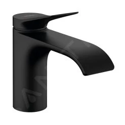 Hansgrohe Vivenis - Miscelatore Da Lavabo 80, Con Sistema Di Scarico, EcoSmart, Nero Opaco 75010670