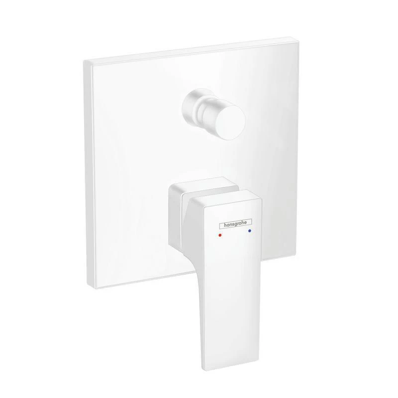 Hansgrohe Metropol - Miscelatore Ad Incasso Per Vasca Da Bagno Con Combinazione Di Sicurezza, Bianco Opaco 32546700 1 Hansgrohe Metropol - Miscelatore Ad Incasso Per Vasca Da Bagno Con Combinazione Di Sicurezza, Bianco Opaco 32546700
