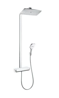 Hansgrohe Raindance Select E - Set Doccia Con Termostato, 360 Mm, Bianca/cromata 27112400