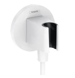 Hansgrohe Fixfit - Presa D&apos;acqua Con Supporto Per Doccetta, Bianco Opaco 26888700