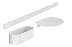 Hansgrohe WallStoris - Set Di Accessori Per Bagno, Bianco Opaco 27966700