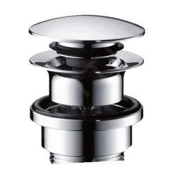 Hansgrohe Sistemi Di Scarico - Sistema Di Scarico Push-Open Per Rubinetti Da Lavabo O Bidet, Cromato 50100000