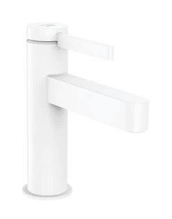 Hansgrohe Finoris - Rubinetto Non Miscelatore 100. EcoSmart, Bianco Opaco 76013700