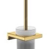 Hansgrohe AddStoris - Scopino WC A Parete, Vetro Opaco/color Oro Lucido 41752990