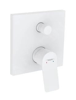 Hansgrohe Vivenis - Miscelatore Ad Incasso Per Vasca Da Bagno, 2 Utenze, Bianco Opaco 75415700