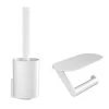 Hansgrohe WallStoris - Set Di Accessori Per WC, Bianco Opaco 27969700