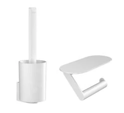 Hansgrohe WallStoris - Set Di Accessori Per WC, Bianco Opaco 27969700