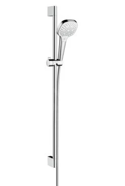 Hansgrohe Croma Select E - Set Doccia Multi, 3 Getti, Bianco/cromato 26590400