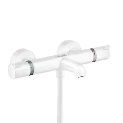 Hansgrohe Ecostat Comfort - Miscelatore Termostatico Per Vasca Da Bagno, Bianco Opaco 13114700