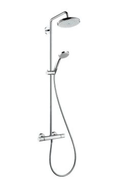 Hansgrohe Croma 220 - Set Doccia Showerpipe 220 Con Termostato, EcoSmart 9 L/min, Cromato 27188000