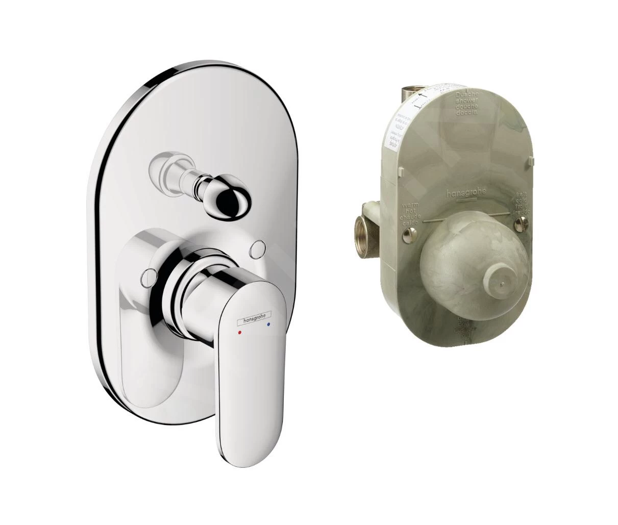 Hansgrohe Vernis Blend - Miscelatore Ad Incasso Per Vasca Da Bagno, Con Corpo Incasso, Cromo 71473000 3 Hansgrohe Vernis Blend - Miscelatore Ad Incasso Per Vasca Da Bagno, Con Corpo Incasso, Cromo 71473000 - immagine 3