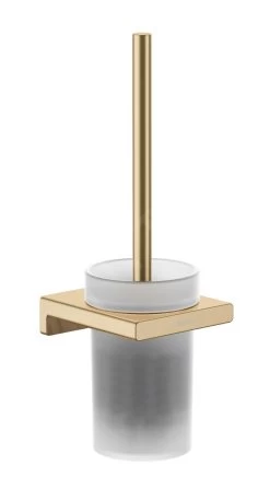 Hansgrohe AddStoris - Scopino WC A Parete, Vetro Opaco/color Bronzo Spazzolato 41752140