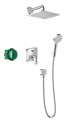 Hansgrohe Crometta - Set Doccia E 240, Con Miscelatore Logis Ad Incasso, Cromo 27957000