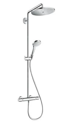 Hansgrohe Croma Select S - Set Doccia Showerpipe 280 Con Termostato, EcoSmart 9 L/min, Cromato 26794000