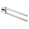 Hansgrohe Logis - Portasciugamani A Due Bracci, Cromato 40512000