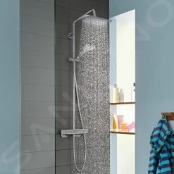 Hansgrohe Croma - Set Doccia Showerpipe Con Termostato, Getto Singolo, EcoSmart, Cromo 27660000 -Negozio Di Articoli Per Il Bagno d4ed981bfd7bff4e2cb02cc1