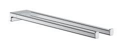 Hansgrohe AddStoris - Portasciugamani Doppio, Lunghezza 450 Mm, Cromo 41770000