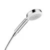 Hansgrohe Crometta 100 - Doccetta A Mano, Getto Singolo EcoSmart 9 L/min, Bianca/cromata 26828400