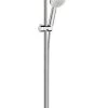 Hansgrohe Crometta 100 - Set Doccia, Getto Singolo, 0,90 M, Bianco/cromato 26658400
