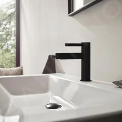 Hansgrohe Finoris - Rubinetto Non Miscelatore 100. EcoSmart, Nero Opaco 76013670 -Negozio Di Articoli Per Il Bagno efa86576602719108e5fb4bd 1
