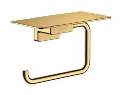 Hansgrohe AddStoris - Portarotolo Con Mensola, Color Oro Lucido 41772990
