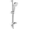 Hansgrohe Croma Select E - Set Doccia Vario 0,65m Con Porta Saponetta Casetta, Bianco/cromato 26586400
