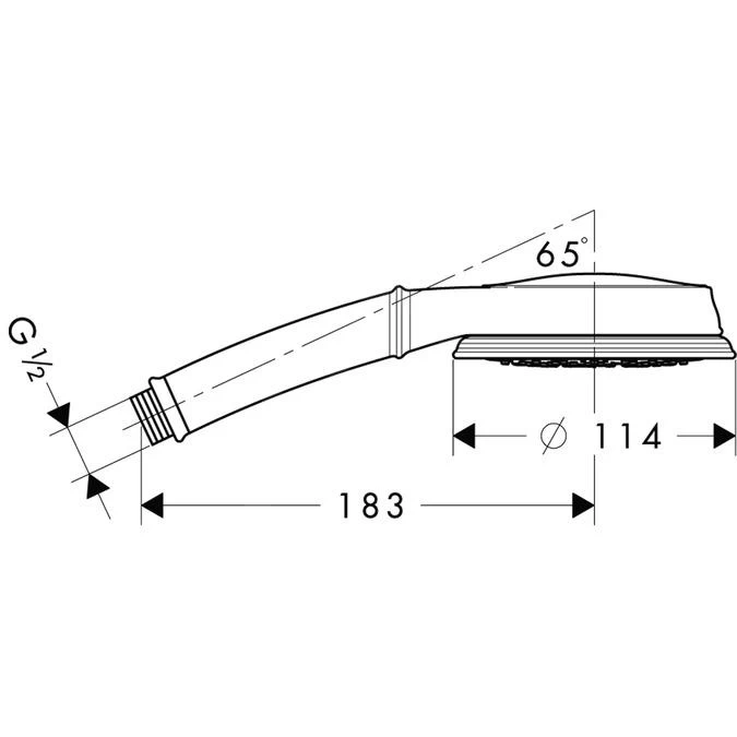 Hansgrohe Croma Classic - Doccetta A Mano 100 Multi, 3 Getti, Cromata 28539000 2 Hansgrohe Croma Classic - Doccetta A Mano 100 Multi, 3 Getti, Cromata 28539000 - immagine 2